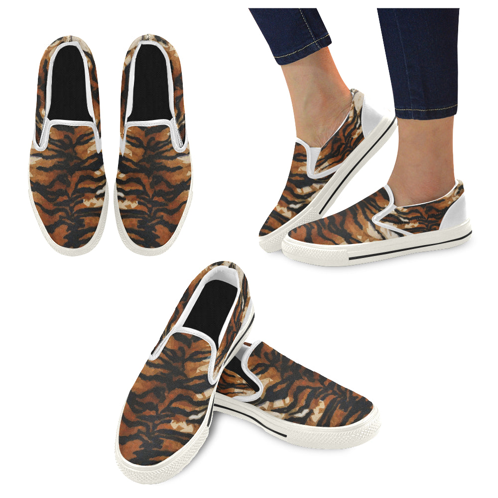Tiger Print Women's Sneakers, Fashion Trending Animal Print Tiger Sneakers,  Womens Fashion Shoes, Street Style Tiger Sneakers - Etsy